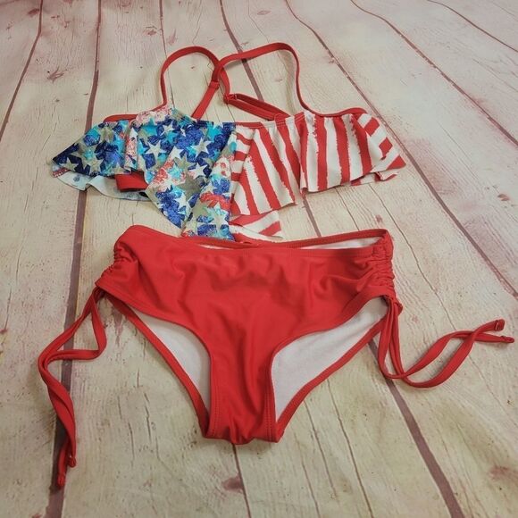 O'rageous patriotic bikini M8/10 - Picture 1 of 5